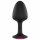 Dorcel Geisha Plug Ruby L - pink jeweled anal plug (black)