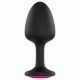 Dorcel Geisha Ruby L Plug - Pink Gem Anal Dildo (Black) 