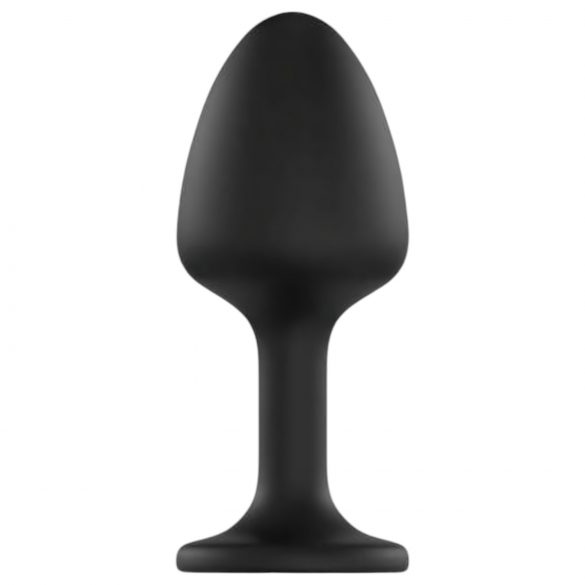 Dorcel Geisha Plug Diamond XL - White Gem Anal Plug (Black)