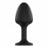 Dorcel Geisha Diamond Plug XL - Anal Dildo with White Stone (Black) 