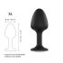 Dorcel Geisha Diamond Plug XL - Anal Dildo with White Stone (Black) 