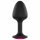 Dorcel Geisha Plug Ruby XL - pink jeweled anal plug (black)