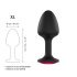 Dorcel Geisha Ruby XL Plug - Pink Gem Anal Dildo (Black) 