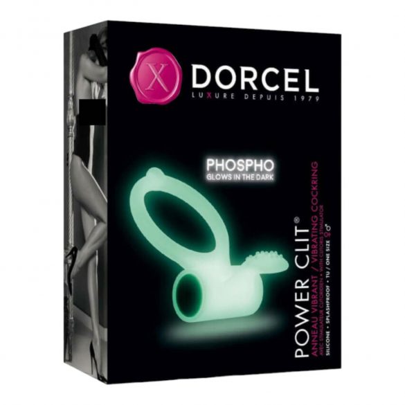 Dorcel - Glow-in-the-Dark Vibrating Cock Ring (White) 