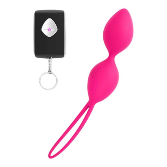 Dorcel Divine Balls - Rechargeable, Wireless Vibrating Kegel Balls (Pink) 