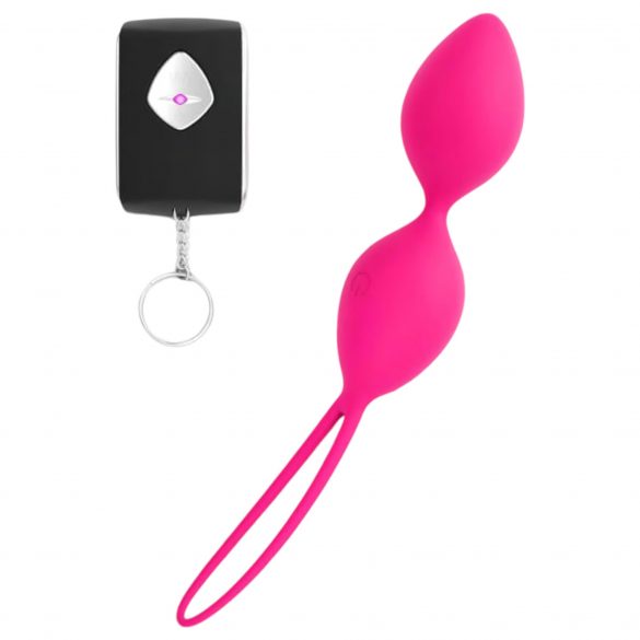 Dorcel Divine Balls - Rechargeable, Wireless Vibrating Kegel Balls (Pink) 