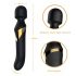 Dorcel Dual Orgasms Gold - Rechargeable 2-in-1 Massage Vibrator (Black) 