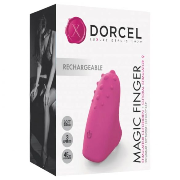 Dorcel Magic Finger - Rechargeable Finger Vibrator (Pink) 