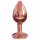 Dorcel Diamond Plug S - Aluminum Anal Dildo - Small (Rose Gold) 