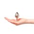 Dorcel Diamond Plug S - Aluminum Anal Dildo - Small (Rose Gold) 