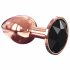 Dorcel Diamond Plug S - Aluminum Anal Dildo - Small (Rose Gold) 