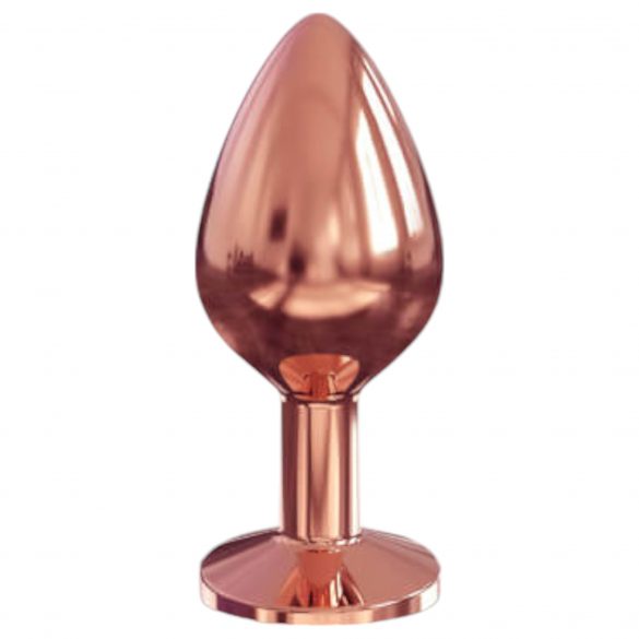 Dorcel Diamond Plug M - Aluminum Anal Dildo - Medium (Rose Gold) 