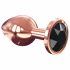 Dorcel Diamond Plug M - Aluminum Anal Dildo - Medium (Rose Gold) 