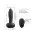 Dorcel Deep Thrust - Rechargeable, Radio-Controlled Thrusting Vibrator (Black) 