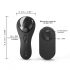 Dorcel Discreet Vibe + - Rechargeable, Wireless Clitoris Vibrator (Black) 