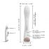 Dorcel Flexi Rabbit - Warming Clitoral Vibrator (White) 