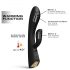 Dorcel Flexi Rabbit - Warming Clitoral Vibrator (Black) 