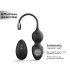 Dorcel Love Balls - Rechargeable, Wireless Magnetic Kegel Balls Duo (Black) 