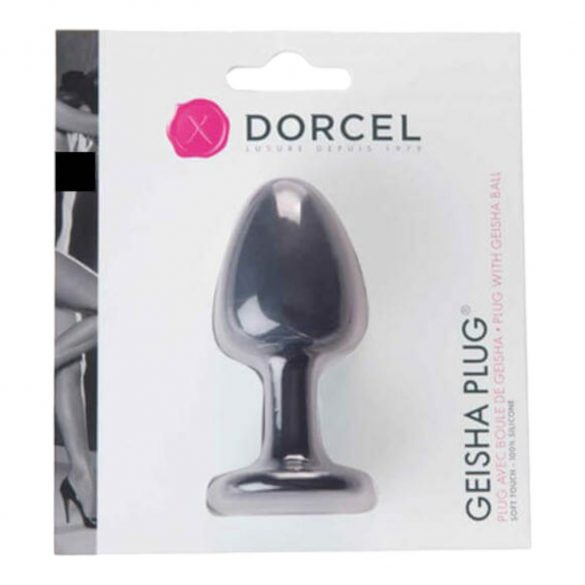 Dorcel Geisha Plug M - Ball Anal Dildo (Black) 