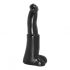 Bull Penis Dildo - 25cm (Black) 