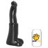 Bull Penis Dildo - 25cm (Black) 