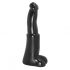 Bull Penis Dildo - 25cm (Black) 