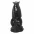 Wolf Penis Dildo - 21cm (Black) 