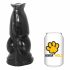 Wolf Penis Dildo - 21cm (Black) 