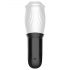 Rotating Mouth Masturbator (White-Black) 