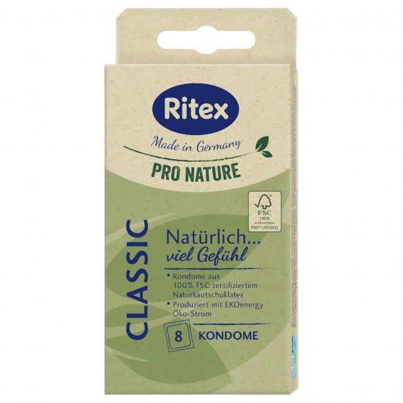 RITEX Pro Nature Classic - Condoms (8pcs) 