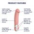 Satisfyer Master - Waterproof Rechargeable Vibrator (Natural) 