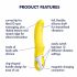 Satisfyer Yummy Sunshine - Waterproof Rechargeable G-Spot Vibrator (Yellow) 