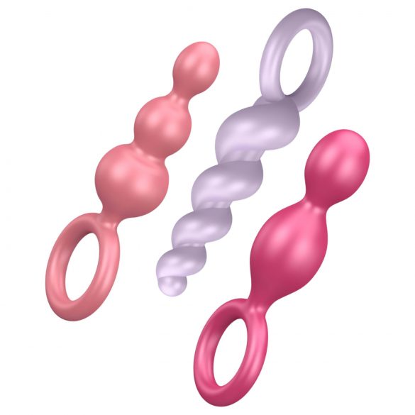 Satisfyer Booty Call - Colorful Anal Dildo Set (3 Pieces) 