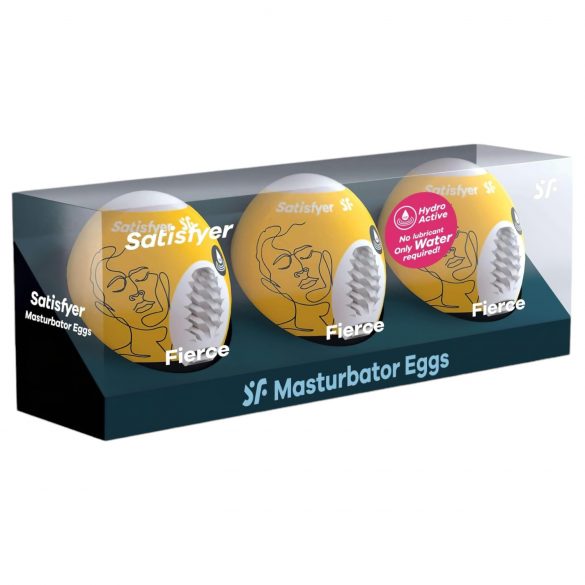 Satisfyer Egg Fierce - Masturbation Egg Set (3 Pieces)