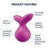 Satisfyer Viva la Vulva 3 - Rechargeable, Waterproof Clitoral Vibrator (Purple) 