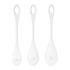 Satisfyer Yoni Power 1 - Kegel Ball Set - White (3 Pieces) 