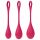 Satisfyer Yoni Power 1 - Geisha Ball Set - Red (3-piece)