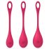 Satisfyer Yoni Power 1 - Geisha Ball Set - Red (3-piece)