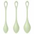 Satisfyer Yoni Power 2 - Geisha Balls Set - Green (3-piece) 