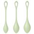 Satisfyer Yoni Power 2 - Geisha Balls Set - Green (3-piece) 