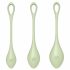 Satisfyer Yoni Power 2 - Geisha Balls Set - Green (3-piece) 