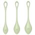 Satisfyer Yoni Power 2 - Geisha Balls Set - Green (3-piece) 