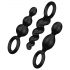 Satisfyer Booty Call - Anal Dildo Set - Black (3-Piece) 