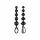 Satisfyer Love Beads - Beaded Anal Dildo Set - Black (2 Piece) 