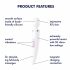 Satisfyer Wand-er Woman - Waterproof Massage Vibrator (White) 