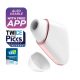 Satisfyer Love Triangle - Smart Air-Pulse Clitoral Stimulator (White) 