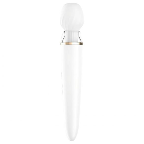 Satisfyer Double Wand-er - smart massaging vibrator (white)