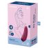 Satisfyer Curvy 1+ - Smart Air-Pulse Clitoral Stimulator (Red)