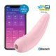 Satisfyer Curvy 2+ - Smart Clitoral Stimulator with Air Pulse Technology (Pink) 