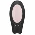 Satisfyer Double Joy - Smart, Rechargeable, Waterproof Couples Vibrator (Black) 